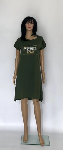 Жіноча однотонна сукня Fendi